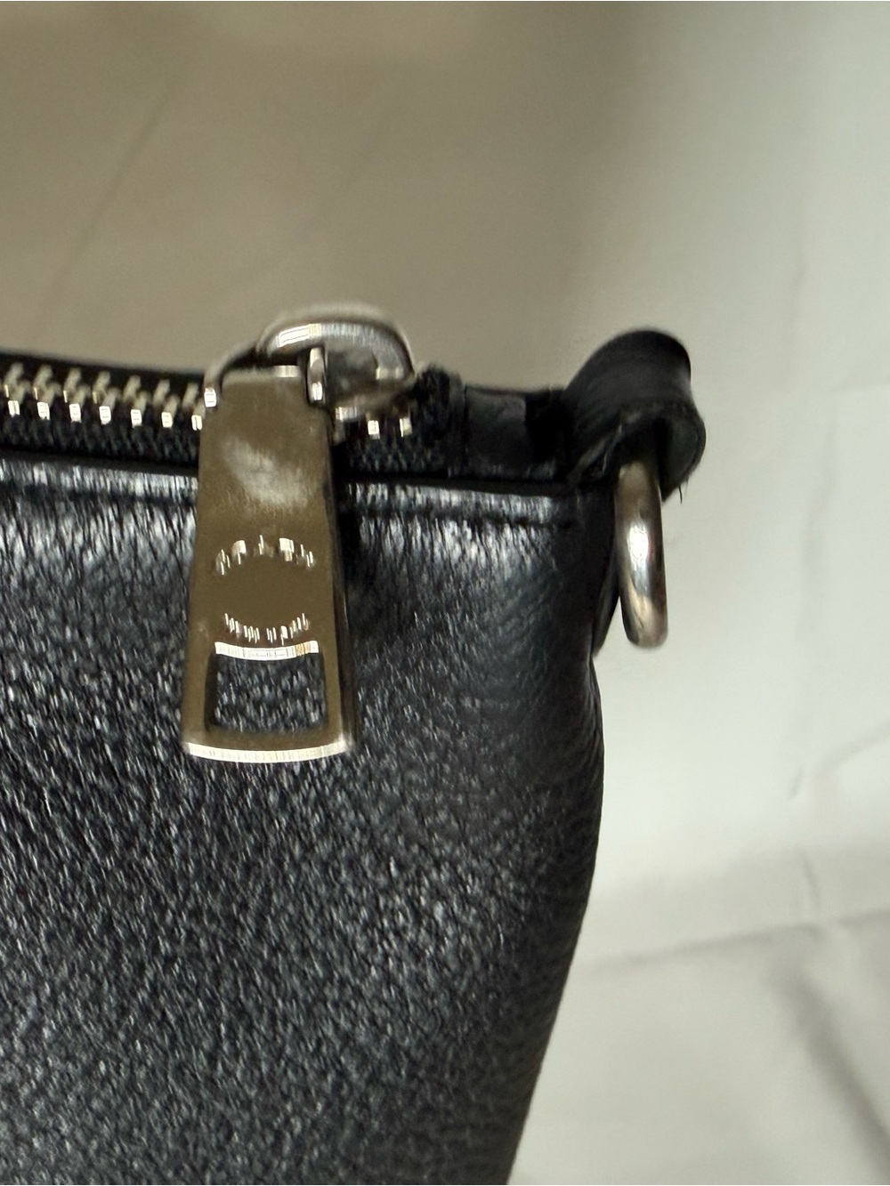 Coach Kelsey F36675 Black Pebbled Leather Satchel Crossbody Bag - Picture 7 of 16